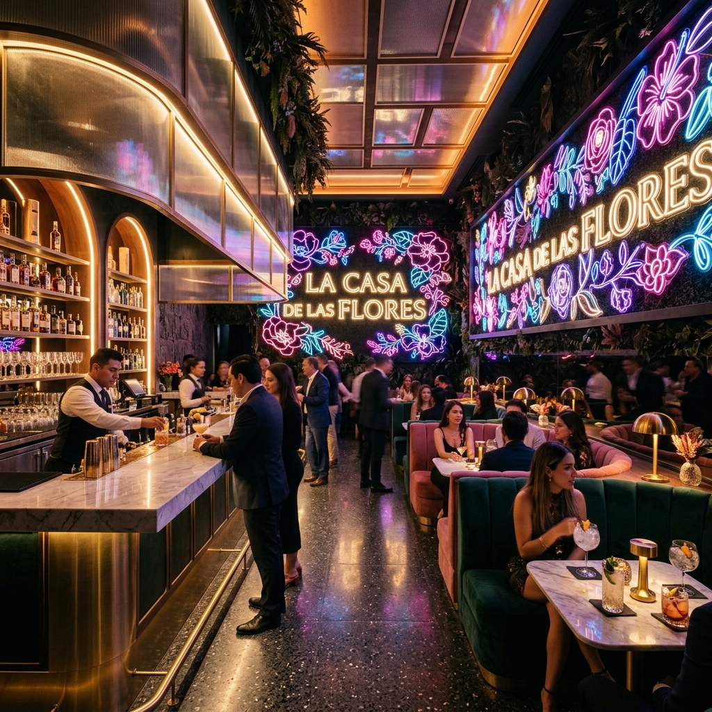 Interior La Casa de las Flores